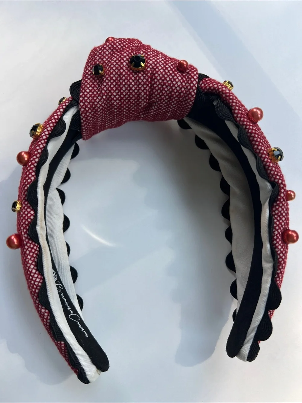 BRIANNA CANNON • COCKS • GAMECOCKS USC Crossstitch Beaded Statement Headband